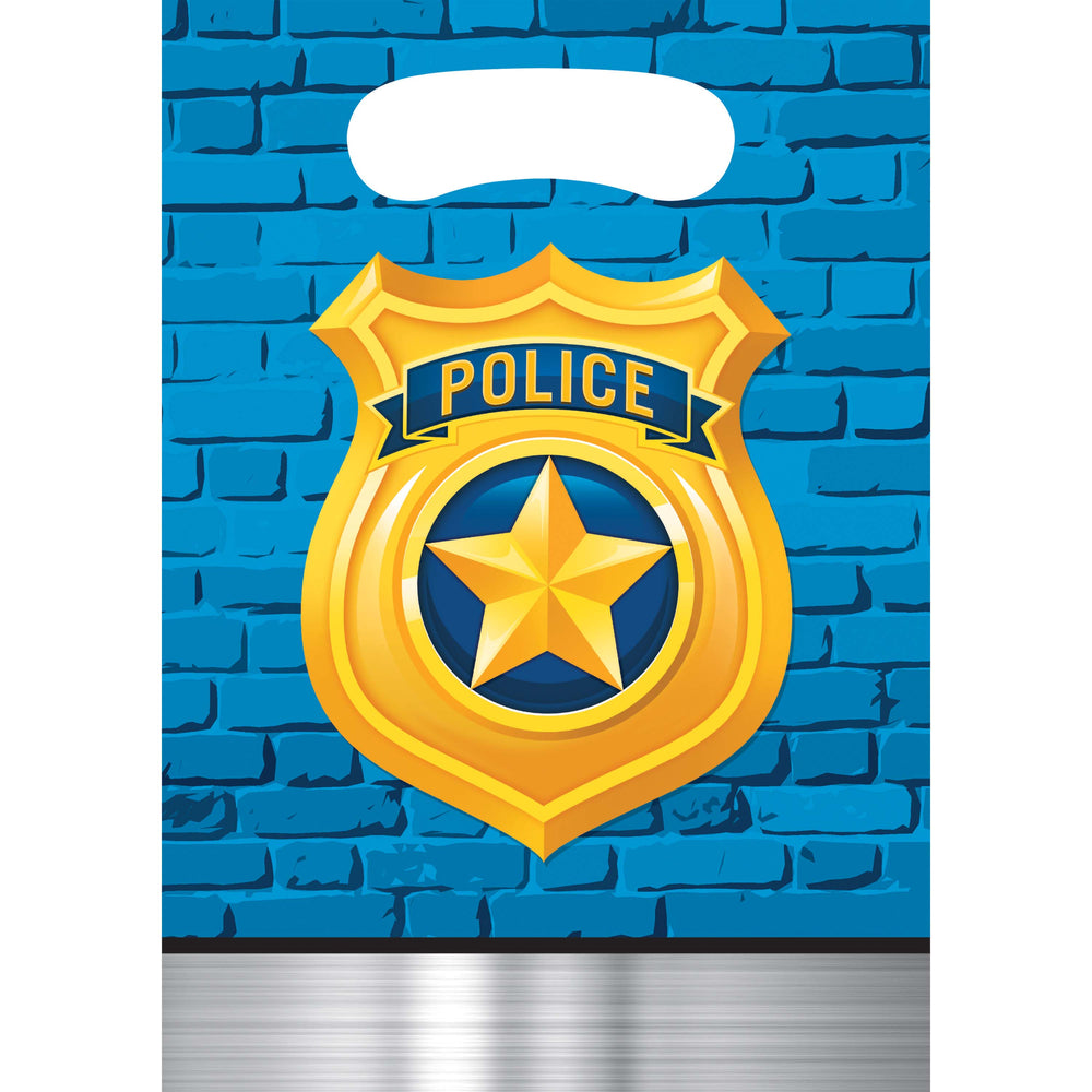 Police Favor/Loot Bags 8ct | Kid's Birthday