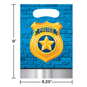 Police Favor/Loot Bags 8ct | Kid's Birthday