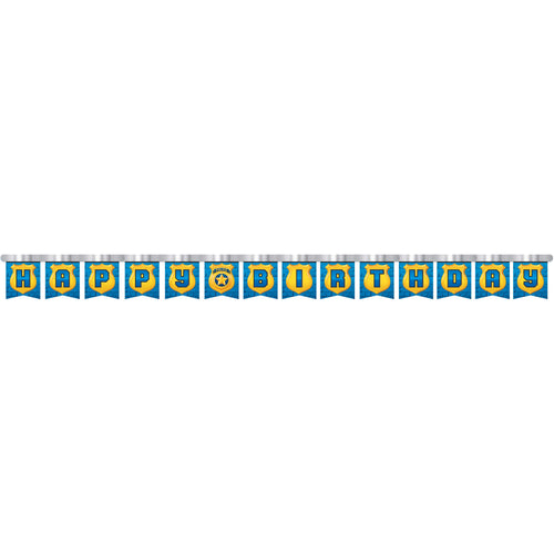 Police Jumbo Jointed Banner | Kid's Birthday