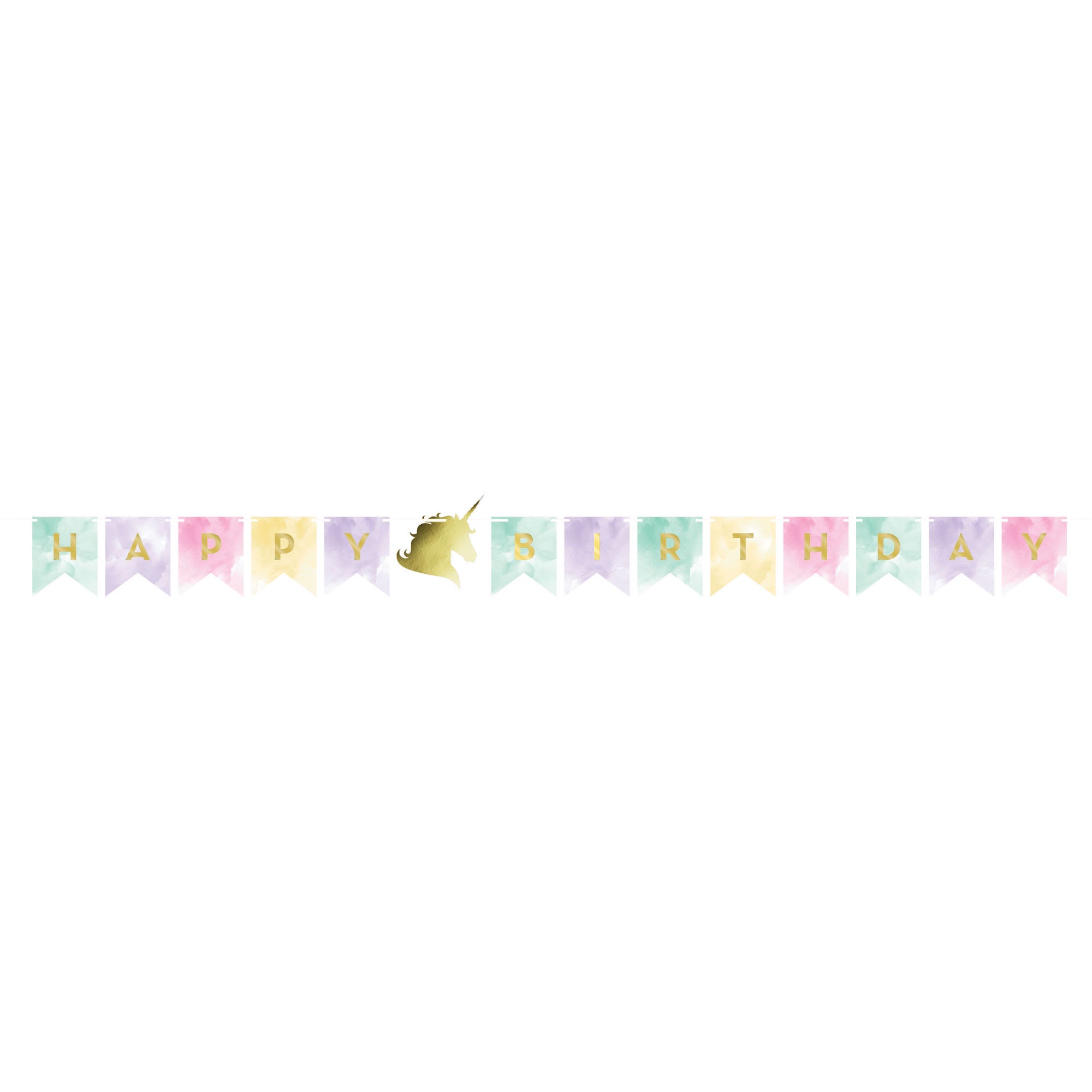 Unicorn Sparkle Birthday Ribbon Banner | Kid's Birthday
