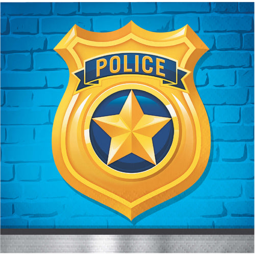 Police Beverage Napkins 16ct | Kid's Birthday