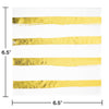 White & Gold Designer Luncheon Napkins 16ct | General Entertaining