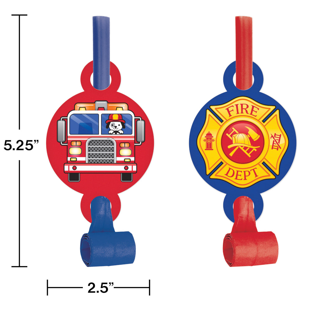 Firetruck Blowouts 8ct | Kid's Birthday