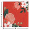 Bold Modern Floral Beverage Napkin 16ct | General Entertaining