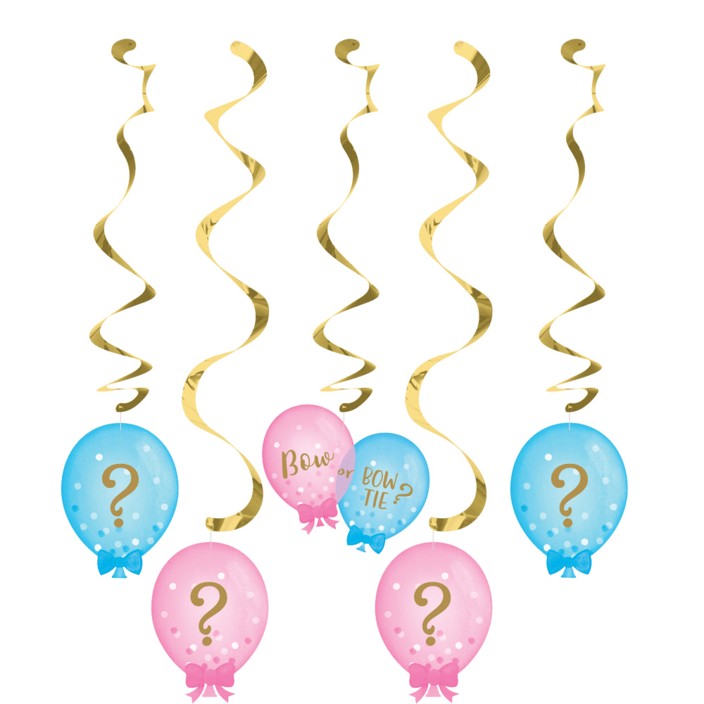 Gender Reveal Dangler Decorations | Baby Shower