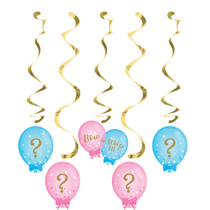 Gender Reveal Dangler Decorations | Baby Shower