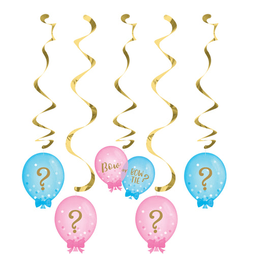 Gender Reveal Dangler Decorations | Baby Shower