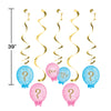 Gender Reveal Dangler Decorations | Baby Shower