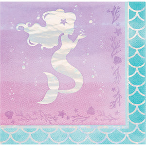 Mermaid Shine Luncheon Napkins 16ct | Kid's Birthday