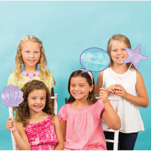 Mermaid Shine Photo Booth Props | Kid's Birthday