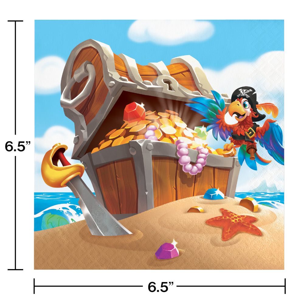 Pirate Luncheon Napkins 16ct | Kid's Birthday