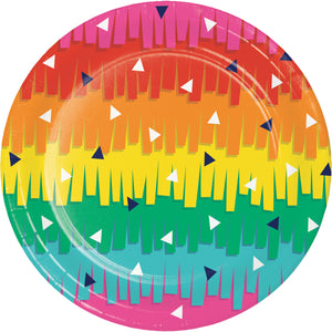 7in Fiesta Fun Paper Plates 8ct | Fiesta