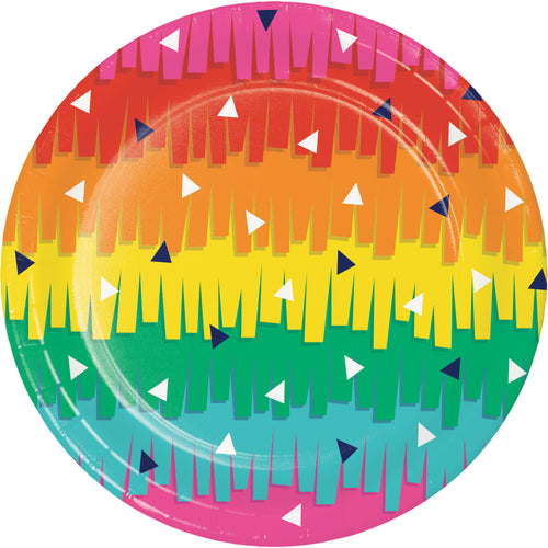 7in Fiesta Fun Paper Plates 8ct | Fiesta
