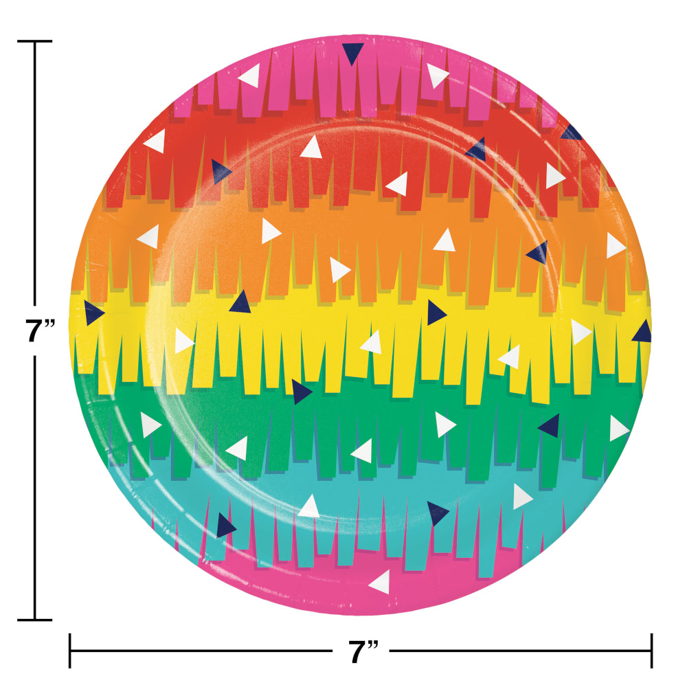 7in Fiesta Fun Paper Plates 8ct | Fiesta
