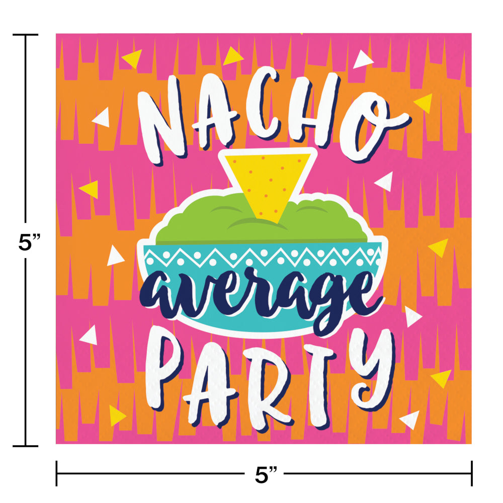 Fiesta Fun Nacho Beverage Napkins | Fiesta