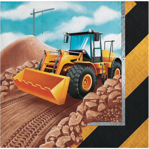 Construction Beverage Napkins 16ct | Kid's Birthday