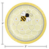 Bumblebee Paper 7in Cake Plates 8ct  | Baby Shower