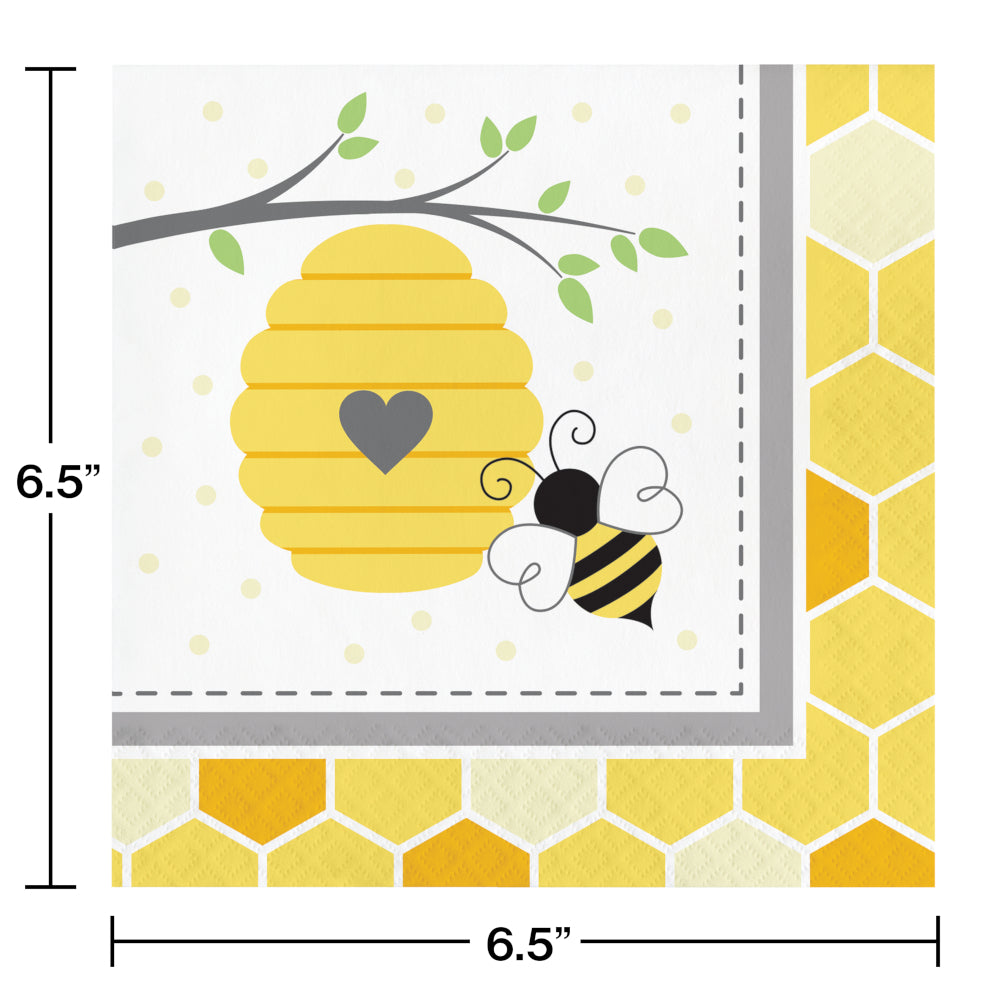 Bumblebee Luncheon Napkins 16ct  | Baby Shower