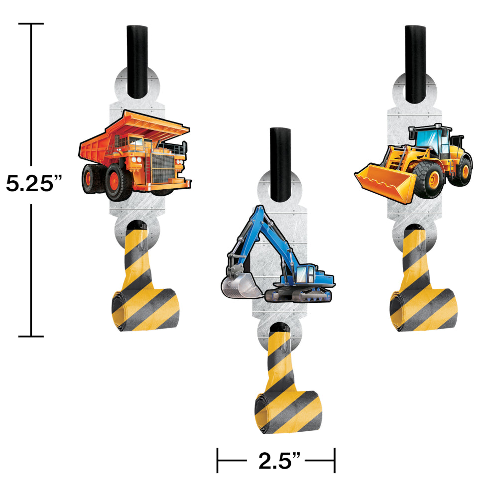 Construction Blowouts 8ct | Kid's Birthday