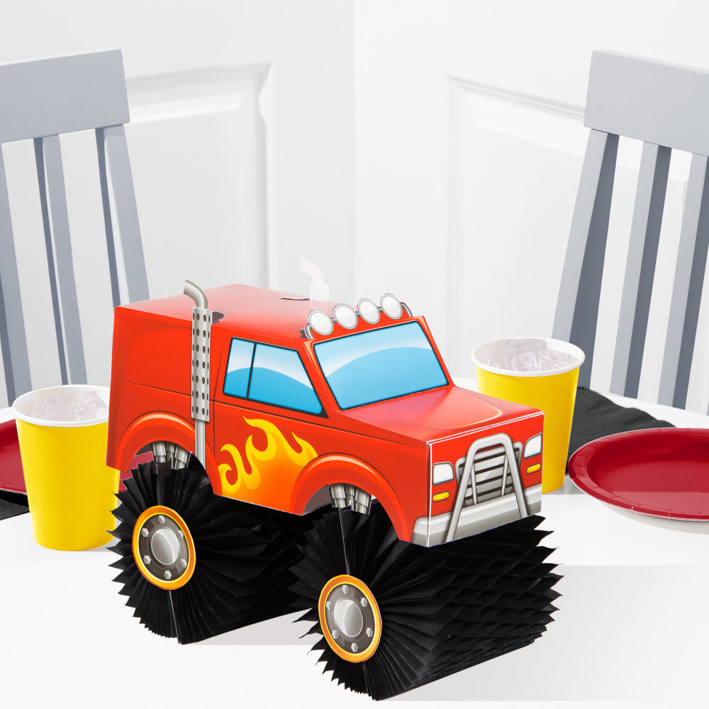 Monster Truck Rally Centerpiece | Kid's Birthday
