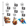 Pirate Hanging Cutout Decorations | Kid's Birthday