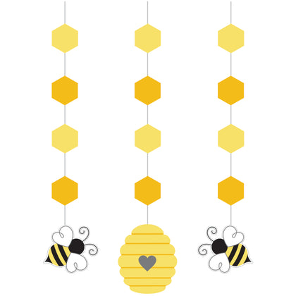 Bumblebee Hanging Cutouts | Baby Shower