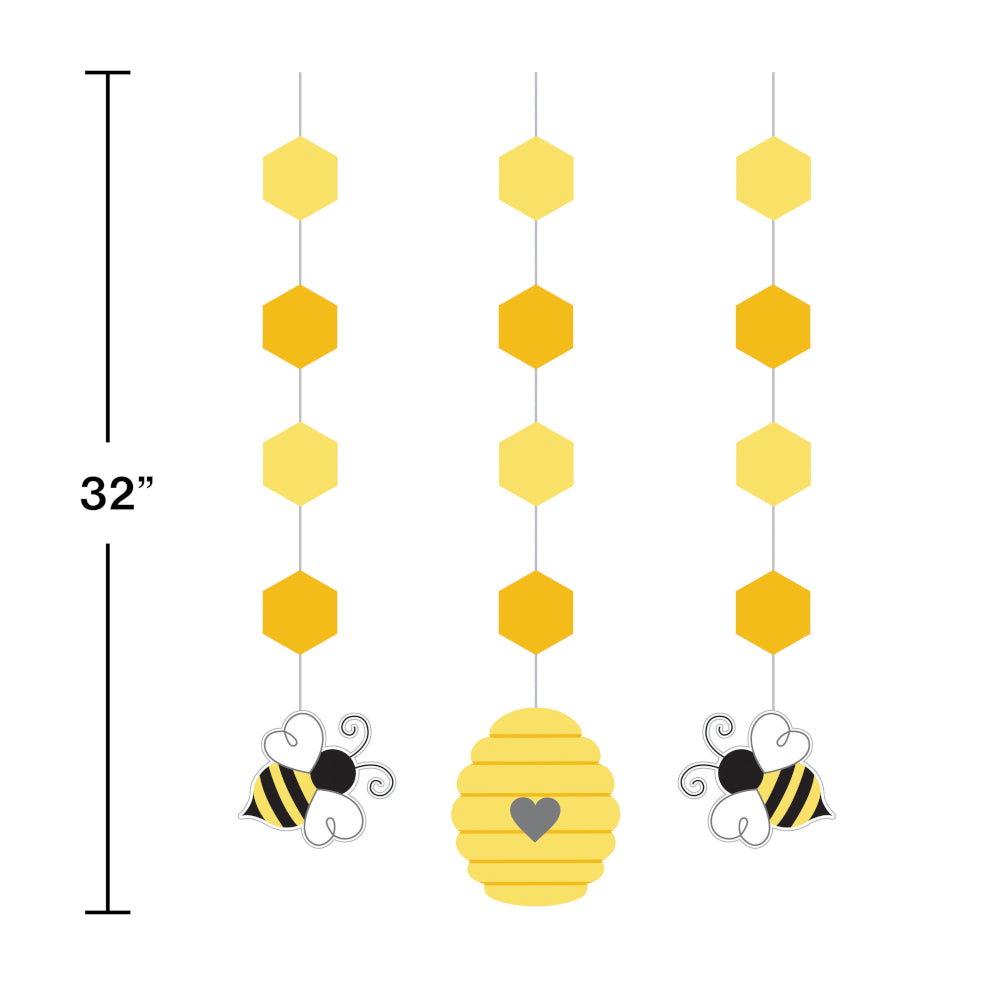 Bumblebee Hanging Cutouts | Baby Shower