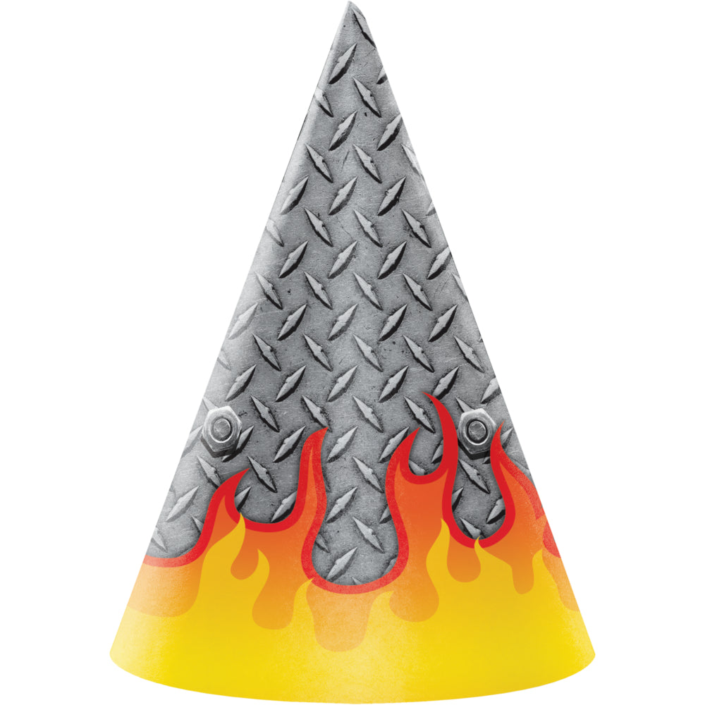 Monster Truck Rally Party Hat 8ct | Kid's Birthday