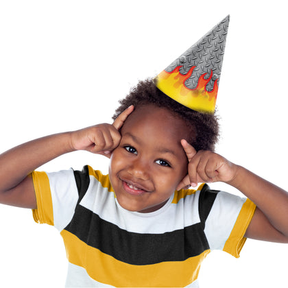 Monster Truck Rally Party Hat 8ct | Kid's Birthday