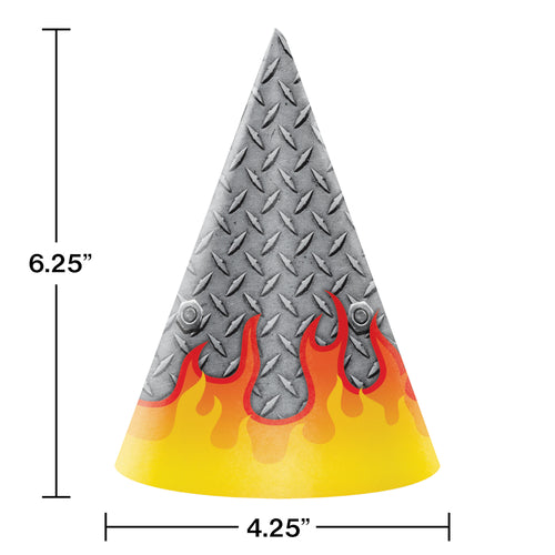 Monster Truck Rally Party Hat 8ct | Kid's Birthday