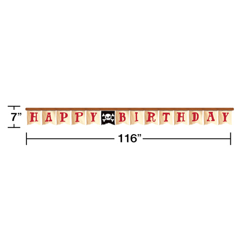 Pirate Jumbo Jointed Banner | Kid's Birthday