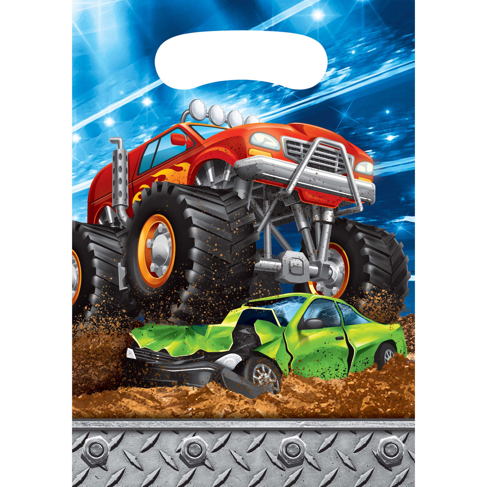Monster Truck Rally Favor Bags 8ct | Kid's Birthday