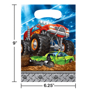Monster Truck Rally Favor Bags 8ct | Kid's Birthday