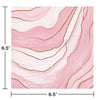 Pink Agate Lunch Napkins 16ct | General Entertaining