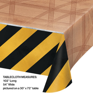 Construction Plastic Table Cover | Kid's Birthday