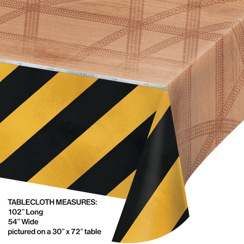 Construction Plastic Table Cover | Kid's Birthday