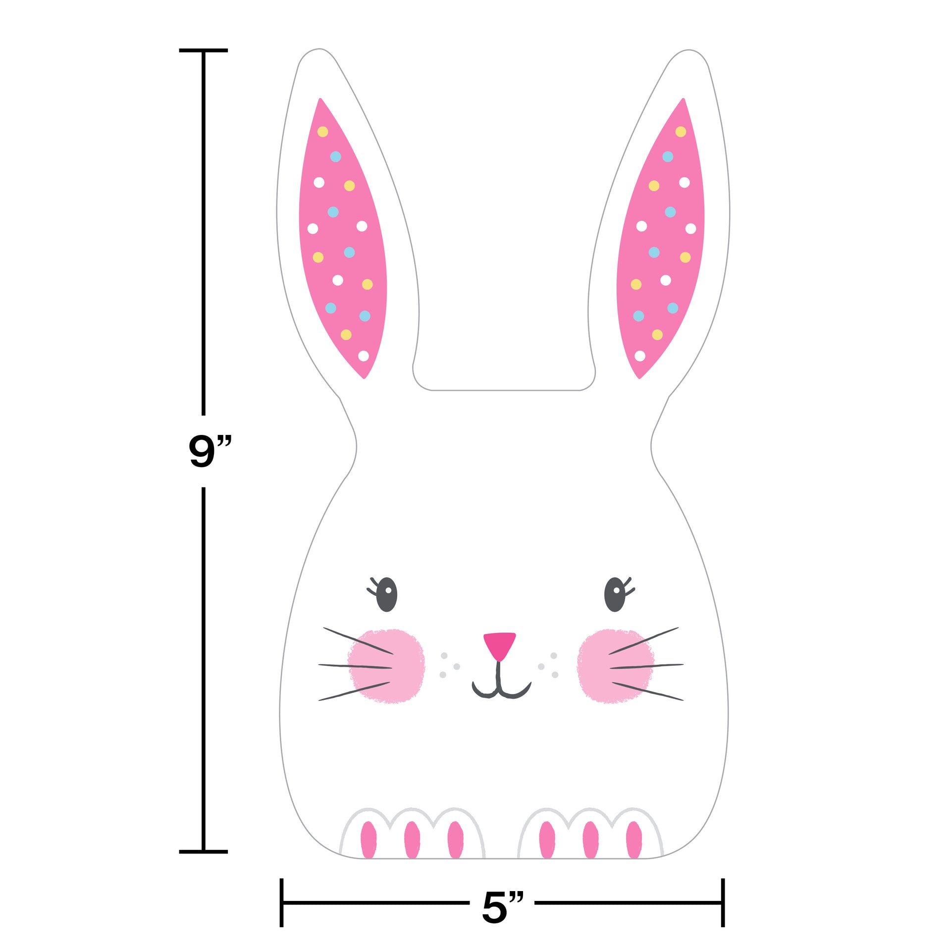 Bunny Cello Treat Bag 20ct | Easter