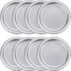 Metallic Silver Cake Plates 8ct | General Entertaining
