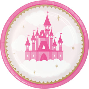 Princess Party 9in Paper Plates 8ct | Kid's Birthday