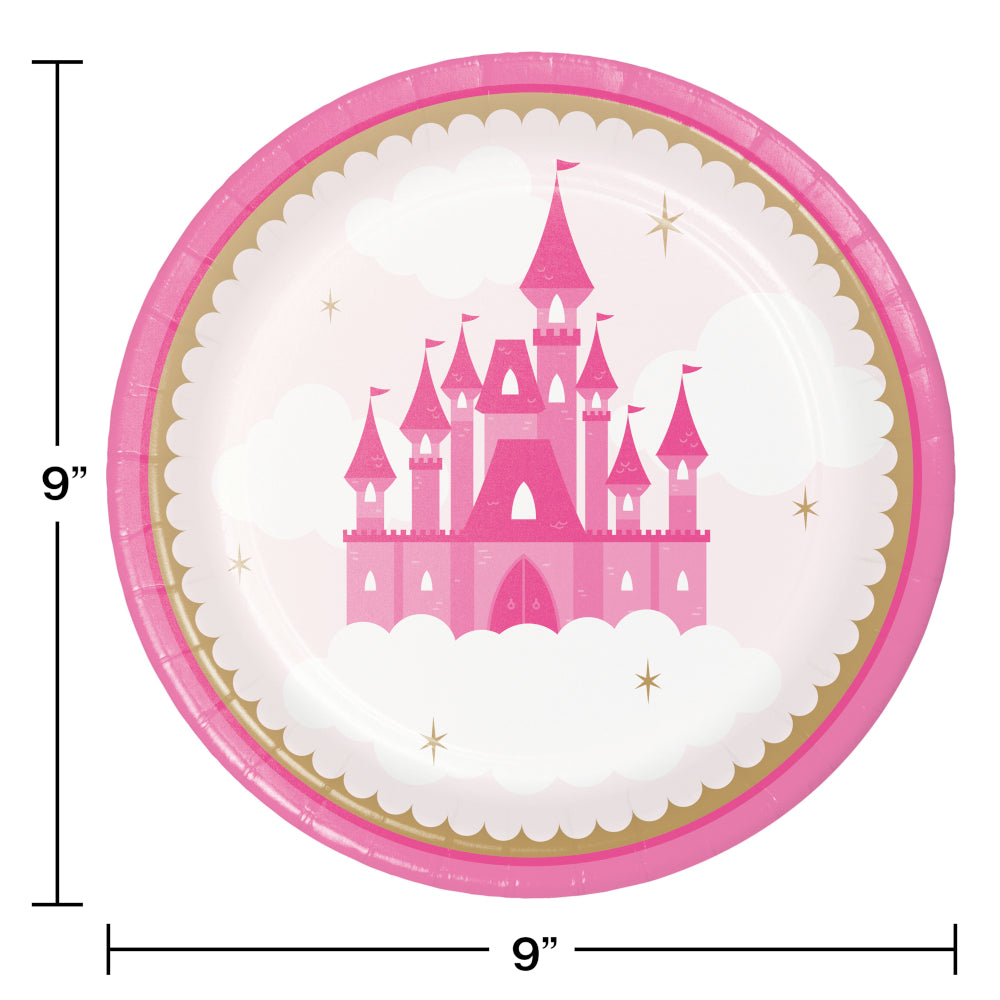 Princess Party 9in Paper Plates 8ct | Kid's Birthday