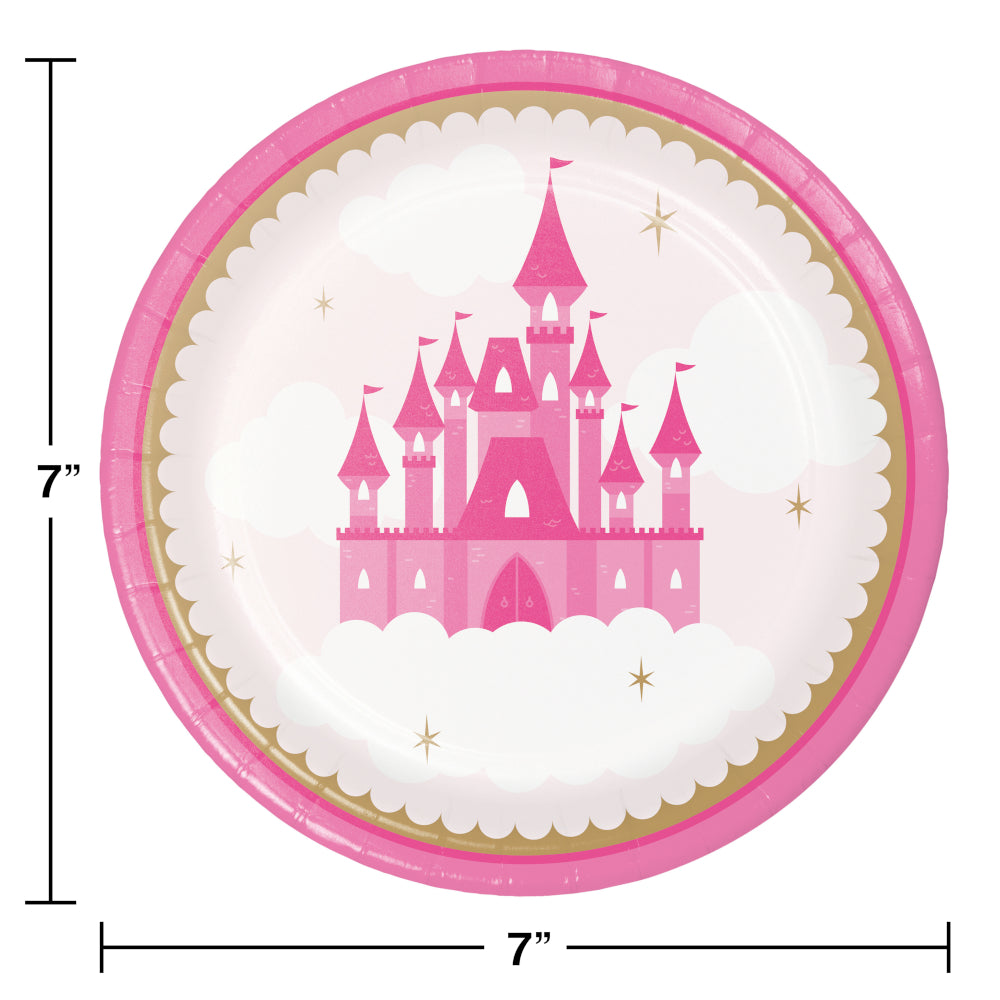 7in Princess Party Paper Plates 8ct | Kid's Birthday