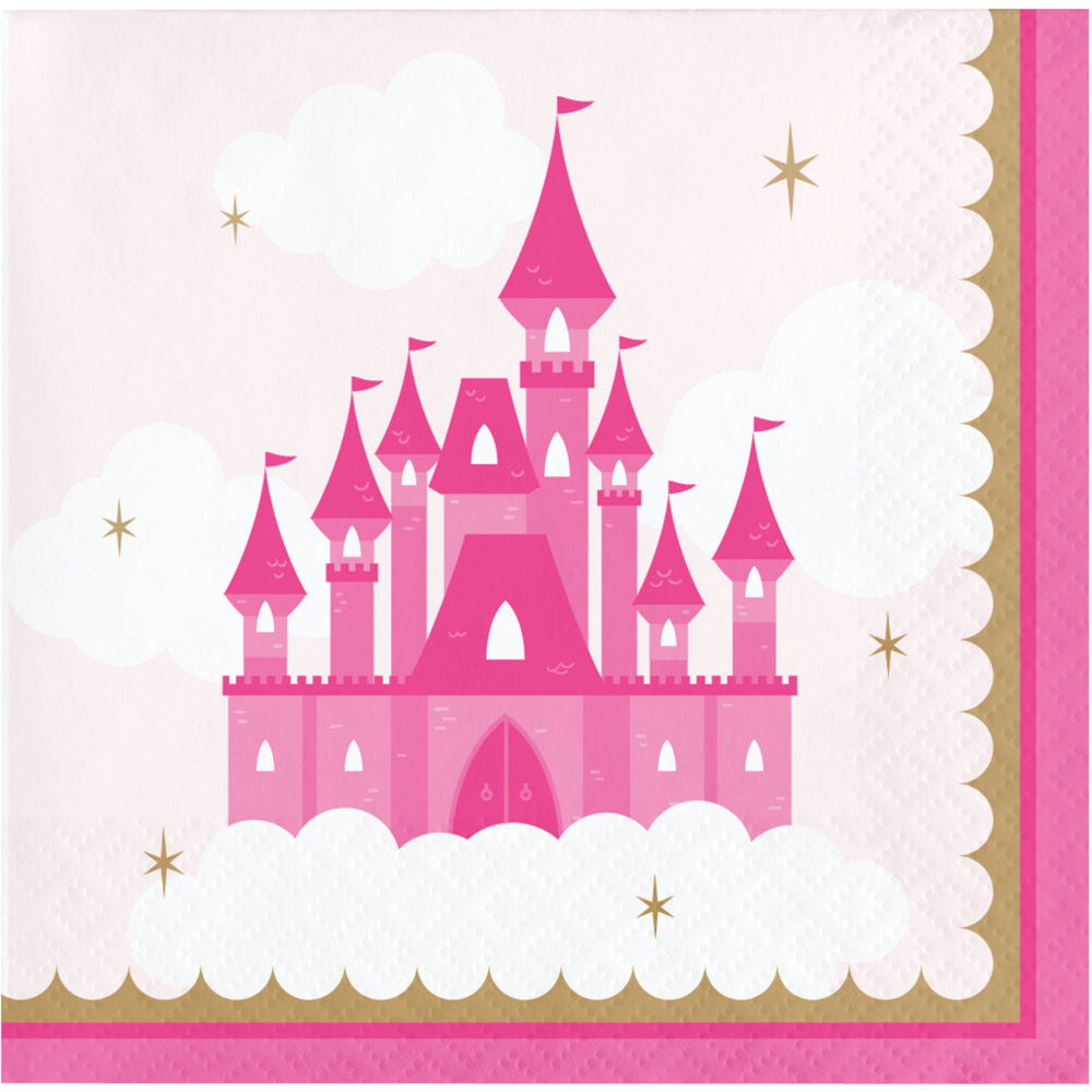 Princess Party Beverage Napkins 16ct | Kid's Birthday