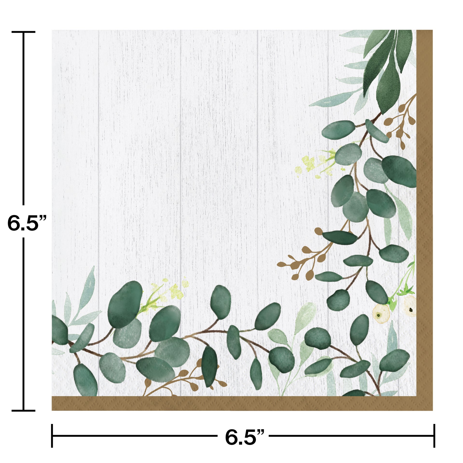 Eucalyptus Greens Lunch Napkins 16ct | General Entertaining