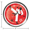 Karate Party 7in plates 8ct | Kid's Birthday