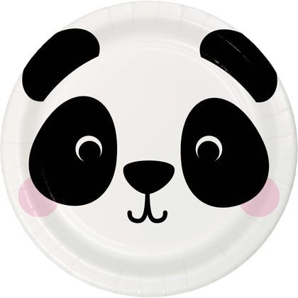 Safari Animals Panda Paper Plates 9in | Kid's Birthday