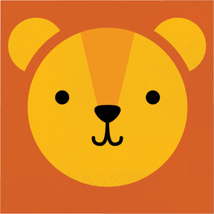 Safari Animals Lion Luncheon Napkins 16ct | Kid's Birthday