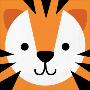 Safari Animals Tiger Luncheon Napkins 16ct | Kid's Birthday