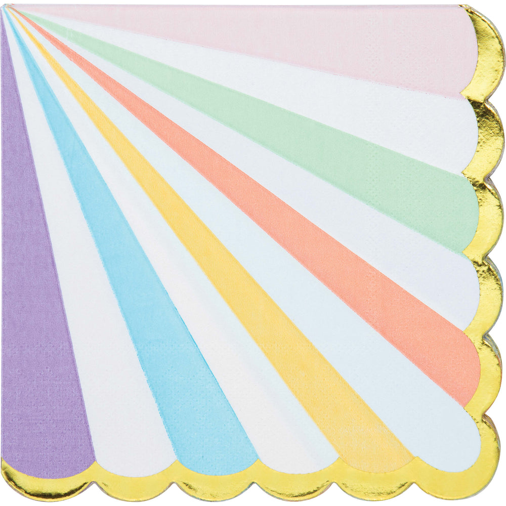 Pastel Celebrations Lunch Napkins 16ct | General Entertaining
