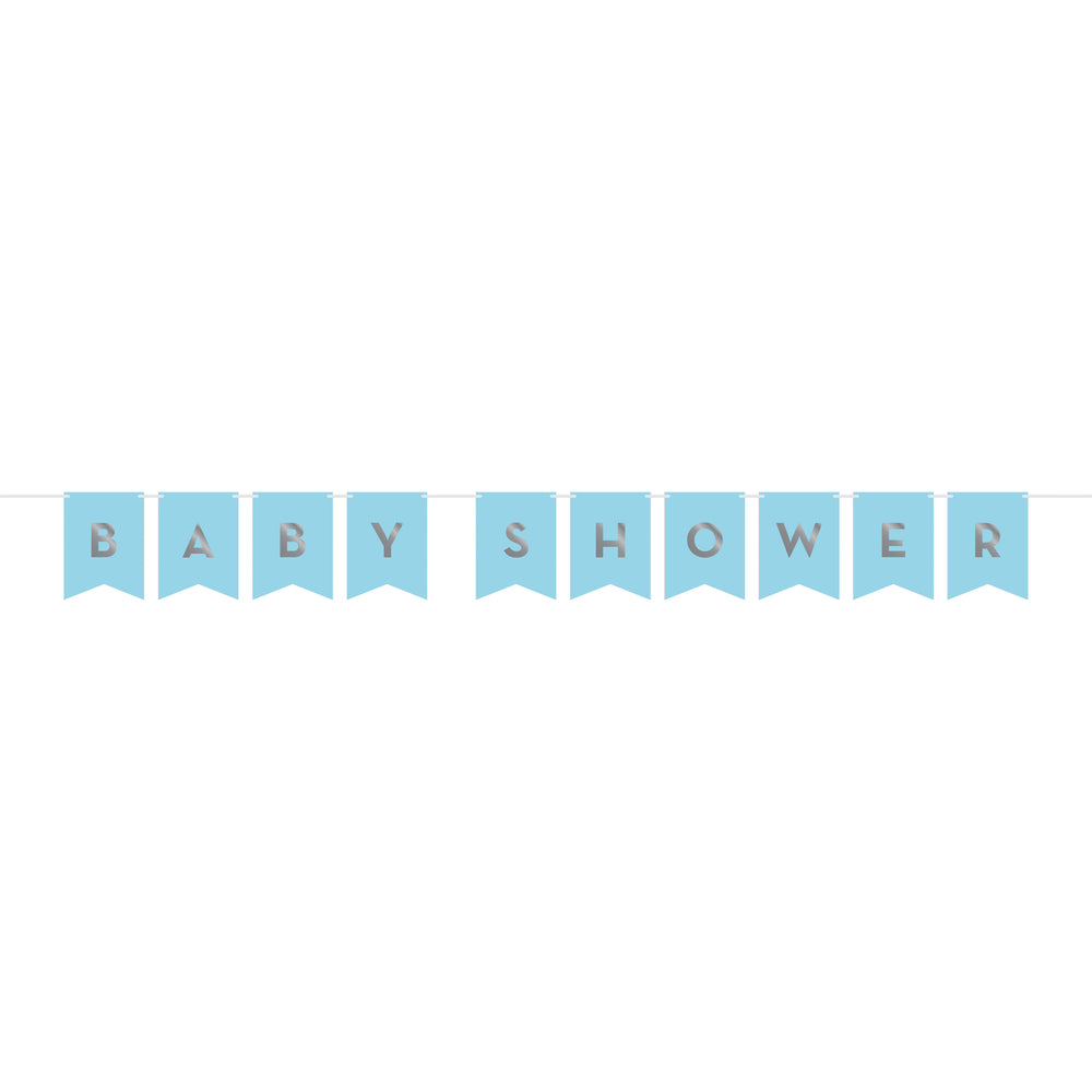 Blue Baby Shower Banner | Baby Shower