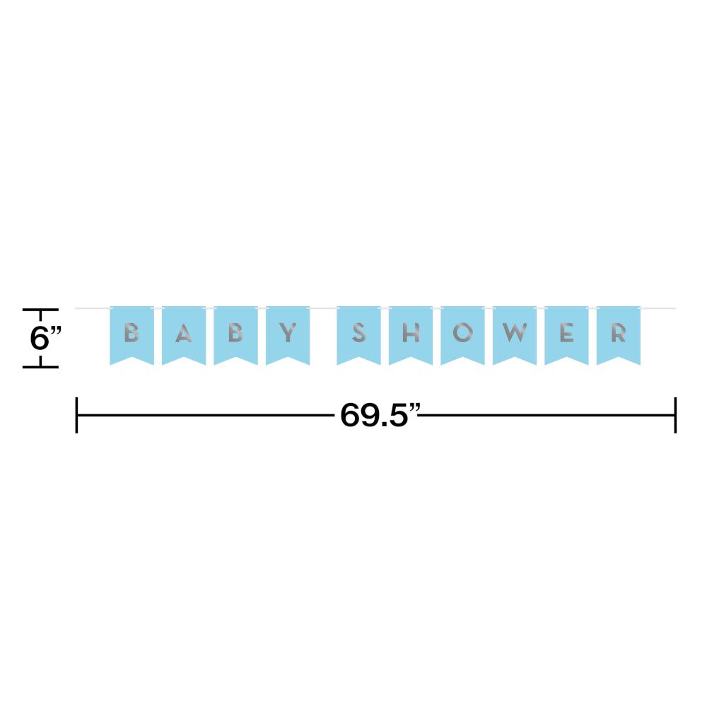 Blue Baby Shower Banner | Baby Shower